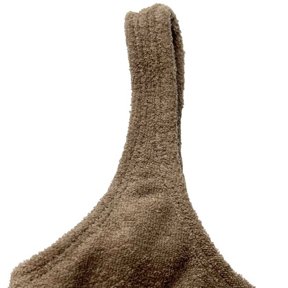 SKIMS Terry Toweling Scoop Bralette  Desert XS - Picture 4 of 9